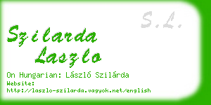 szilarda laszlo business card