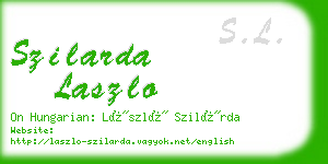 szilarda laszlo business card